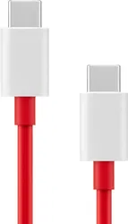 Originele OnePlus USB-C naar USB-C Snellaad Kabel 120W 1M Rood/Wit afbeelding