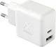 Xtorm 30W GaN Wall Charger Duo-Poorts Oplader met USB-A en USB-C Wit afbeelding 3