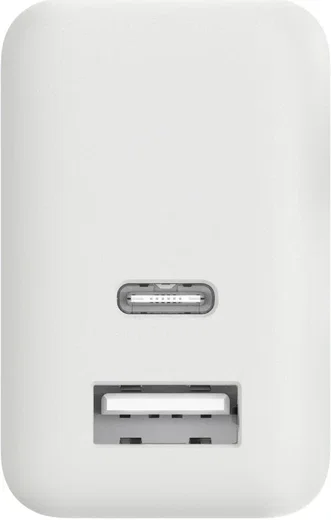 Xtorm 30W GaN Wall Charger Duo-Poorts Oplader met USB-A en USB-C Wit afbeelding 2