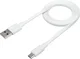 Xtorm Flat USB-A naar Micro-USB Kabel Plat Silicone Design 1 Meter Wit afbeelding 2