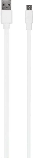 Xtorm Flat USB-A naar Micro-USB Kabel Plat Silicone Design 1 Meter Wit afbeelding 3