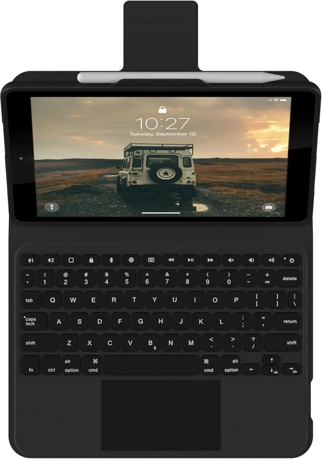 UAG Apple iPad 10.2 (2019/2020/2021) Toetsenbord Hoes met Trackpad Zwart afbeelding 4