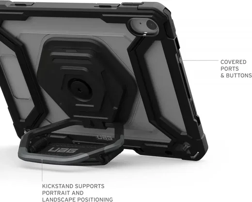 UAG Plasma iPad 11 (2025)/10.9 (2022) Hoes met Ingebouwde Screen Protector Zwart afbeelding 4