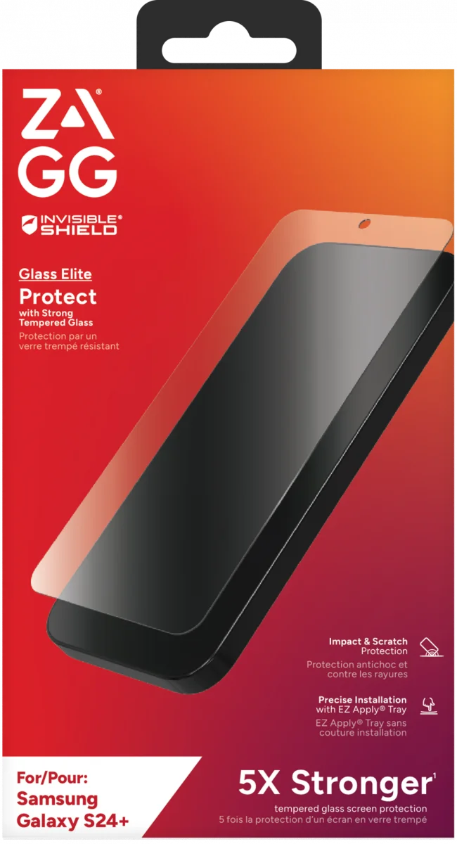 ZAGG InvisibleShield Glass Elite Samsung Galaxy S24 Plus Protector afbeelding 8