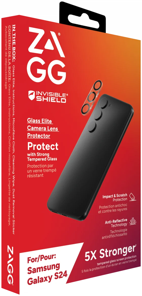 ZAGG InvisibleShield Glass Elite Samsung Galaxy S24 Camera Protector afbeelding 6