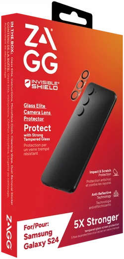 ZAGG InvisibleShield Glass Elite Samsung Galaxy S24 Camera Protector afbeelding 6