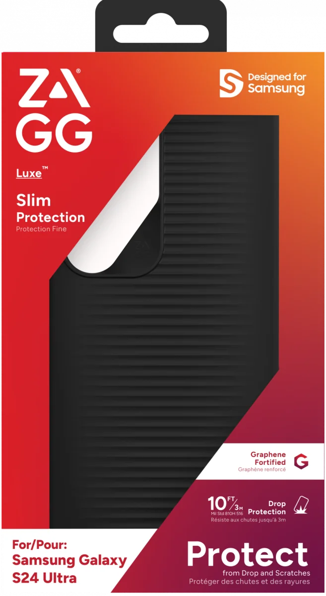 ZAGG Luxe Samsung S24 Ultra Hoesje 3M Valbescherming Zwart afbeelding 11