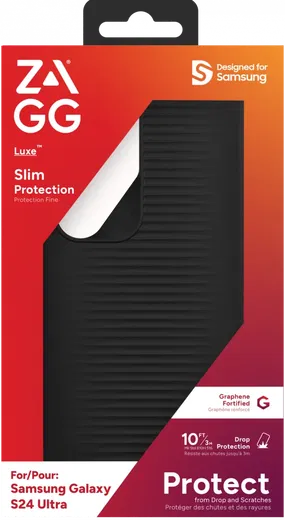 ZAGG Luxe Samsung S24 Ultra Hoesje 3M Valbescherming Zwart afbeelding 11