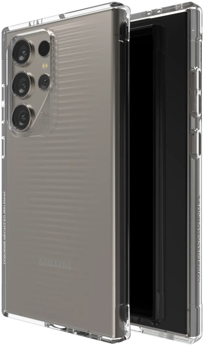 ZAGG Luxe Samsung S24 Ultra Hoesje 3M Valbescherming Transparant afbeelding 1