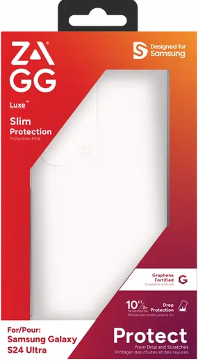 ZAGG Luxe Samsung S24 Ultra Hoesje 3M Valbescherming Transparant afbeelding 11