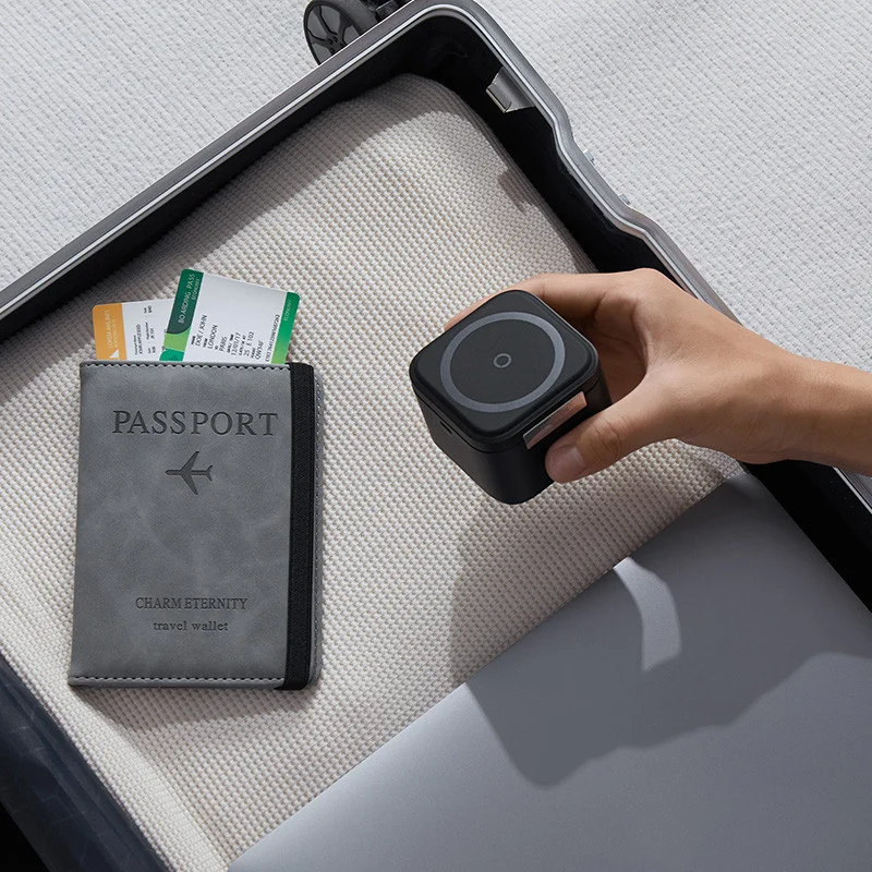Baseus MagPro 2-in-1 Draadloze MagSafe Oplader iPhone/AirPods 25W Zwart afbeelding 16