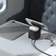 Baseus MagPro 2-in-1 Draadloze MagSafe Oplader iPhone/AirPods 25W Zwart afbeelding 9