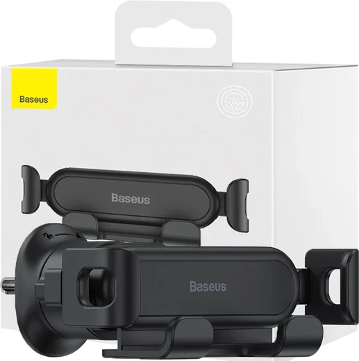 Baseus Stabiele Gravity Ventilatierooster Telefoonhouder Zwart afbeelding 7