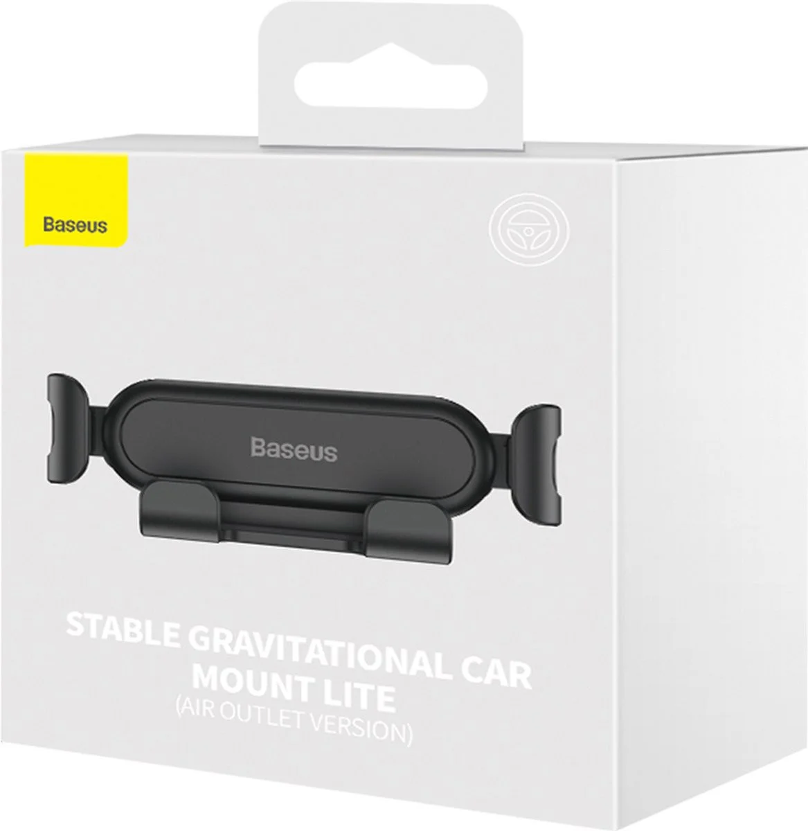 Baseus Stabiele Gravity Ventilatierooster Telefoonhouder Zwart afbeelding 8