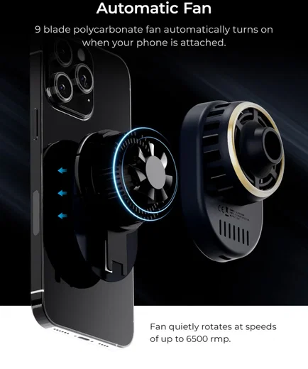iOttie Velox Pro MagSafe Autohouder Raam/Dashboard CryoFlow Cooling Zwart afbeelding 6