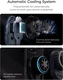 iOttie Velox Pro MagSafe / QI Autohouder Raam/Dashboard CryoFlow Cooling Zwart afbeelding 4