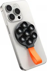 JOYROOM MagSafe Telefoonhouder met Zuignap Zwart Oranje afbeelding