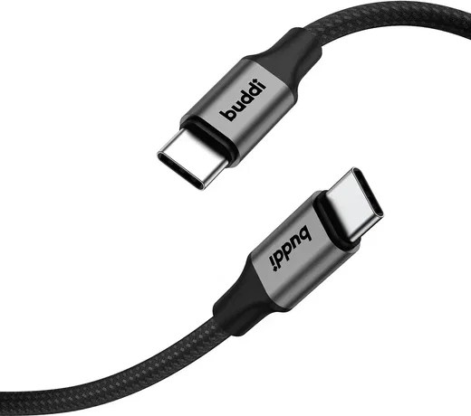 Buddi Flex USB-C naar USB-C Kabel 60W Fast Charge 30cm Zwart afbeelding 11
