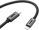 Buddi Flex USB-C naar Lightning Kabel 20W Fast Charge 2M Zwart afbeelding 14