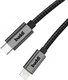Buddi Flex USB-C naar Lightning Kabel 20W Fast Charge 3M Zwart afbeelding 13