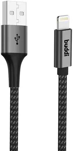 Buddi Flex USB-A naar Lightning Kabel 12W Fast Charge 1M Zwart afbeelding 10