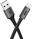 Buddi Flex USB-A naar Lightning Kabel 12W Fast Charge 2M Zwart afbeelding 12
