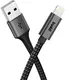 Buddi Flex USB-A naar Lightning Kabel 12W Fast Charge 3M Zwart afbeelding 11