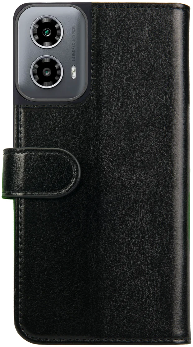 Rosso Element Motorola Moto G24 Power Hoesje Book Case Wallet Zwart afbeelding 2