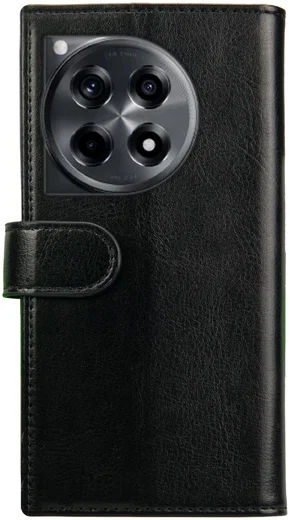 Rosso Element OnePlus 12R Hoesje Book Case Wallet Zwart afbeelding 2