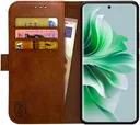 Rosso Element Oppo Reno 11 F Hoesje Book Case Wallet Bruin