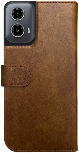 Rosso Element Motorola Moto G04 Hoesje Book Case Wallet Bruin afbeelding 2