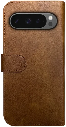 Rosso Element Google Pixel 9 Pro XL Hoesje Book Case Wallet Bruin afbeelding 2