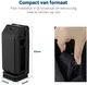 Universele Telefoonhouder 360° Draaibaar voor Vliegtuig / Koffer Zwart afbeelding 7