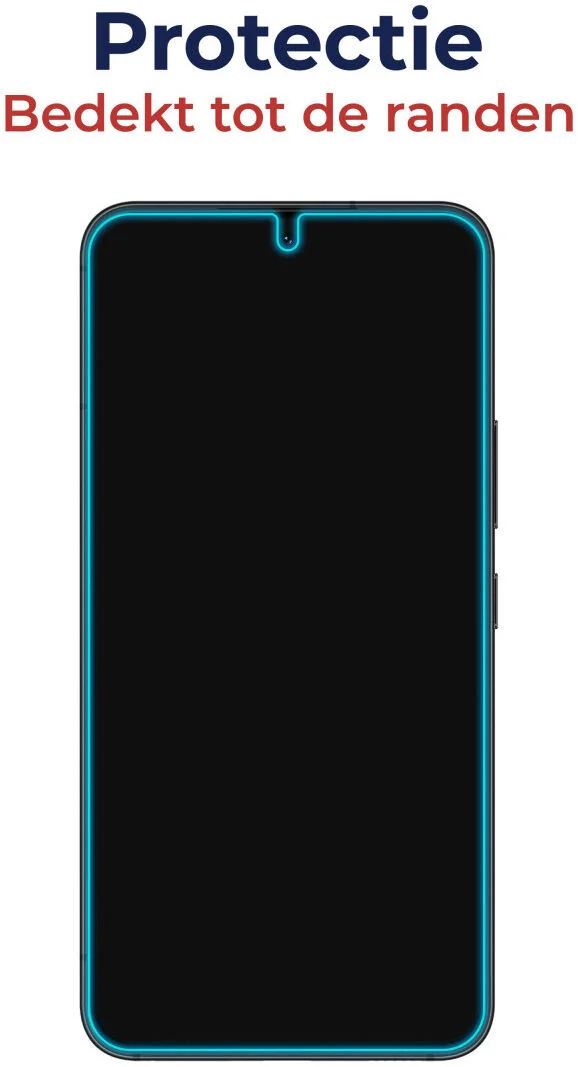 Rosso Samsung Galaxy A35 Tempered Glass Fingerprint en Case Friendly afbeelding 6