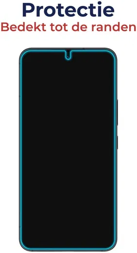 Rosso Samsung Galaxy A35 Tempered Glass Fingerprint en Case Friendly afbeelding 6