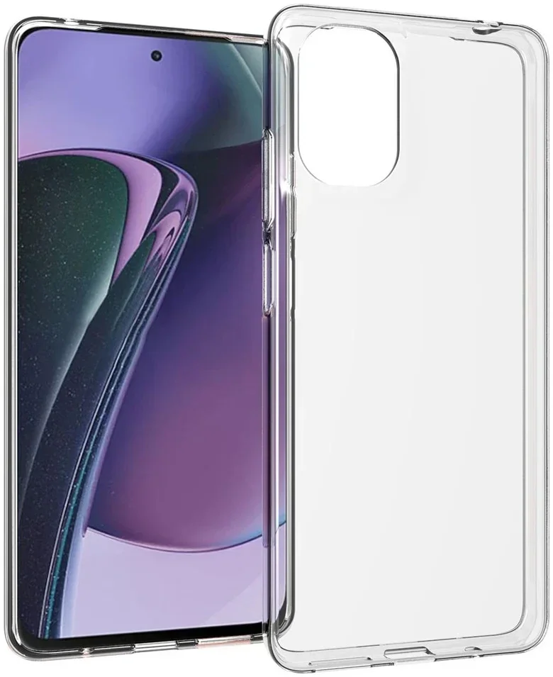 Motorola Moto G24 Hoesje Dun TPU Back Cover Transparant afbeelding 2