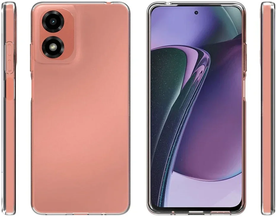 Motorola Moto G24 Hoesje Dun TPU Back Cover Transparant afbeelding 5