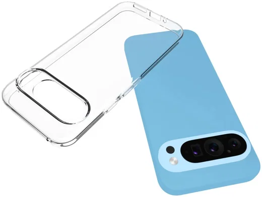 Google Pixel 9 / 9 Pro Hoesje Dun TPU Back Cover Transparant afbeelding 4