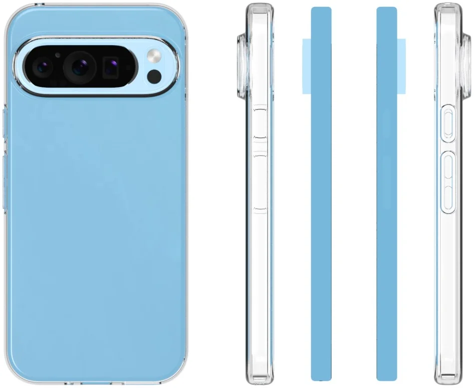 Google Pixel 9 / 9 Pro Hoesje Dun TPU Back Cover Transparant afbeelding 10