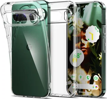 Google Pixel 9 Pro XL Hoesje Dun TPU Back Cover Transparant
