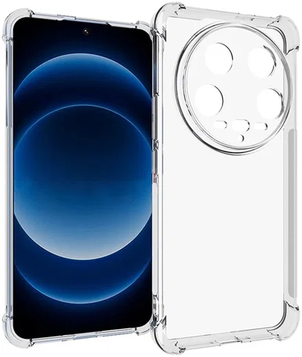 Xiaomi 14 Ultra Hoesje Schokbestendig en Dun TPU Transparant afbeelding 1