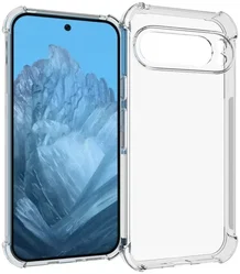 Google Pixel 9 Hoesje Schokbestendig en Dun TPU Back Cover Transparant afbeelding