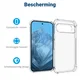 Google Pixel 9 Hoesje Schokbestendig en Dun TPU Back Cover Transparant afbeelding 4