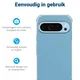Google Pixel 9 Hoesje Schokbestendig en Dun TPU Back Cover Transparant afbeelding 6