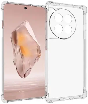 OnePlus 12R Hoesje Schokbestendig en Dun TPU Back Cover Transparant