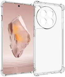 OnePlus 12R Hoesje Schokbestendig en Dun TPU Back Cover Transparant afbeelding