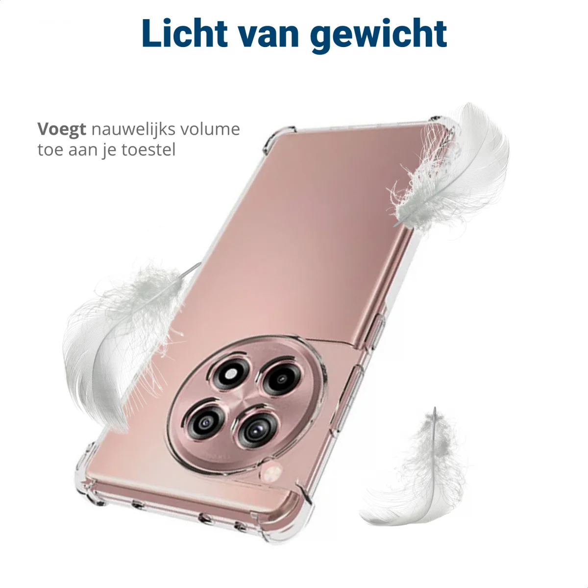 OnePlus 12R Hoesje Schokbestendig en Dun TPU Back Cover Transparant afbeelding 7