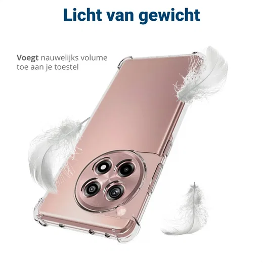 OnePlus 12R Hoesje Schokbestendig en Dun TPU Back Cover Transparant afbeelding 7