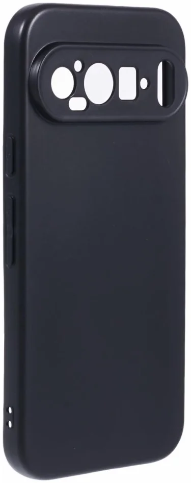 Google Pixel 9 / 9 Pro Hoesje Dun TPU Back Cover Matte Zwart afbeelding 2