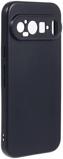 Google Pixel 9 / 9 Pro Hoesje Dun TPU Back Cover Matte Zwart afbeelding 2